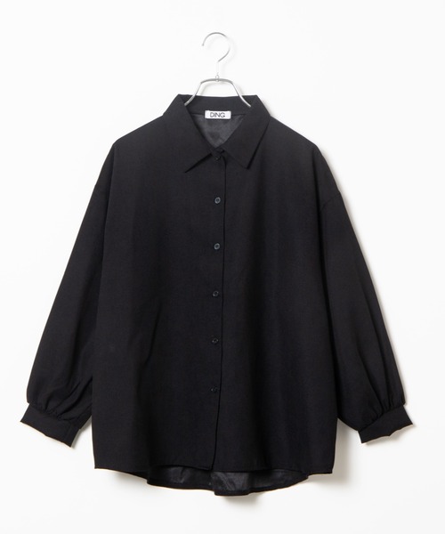 DING（ディング）の「DING/ボリューム袖シャツ（シャツ/ブラウス・レディース・ブラック/ベージュ/ピンク/ホワイト・FREE）」の15枚目の写真
