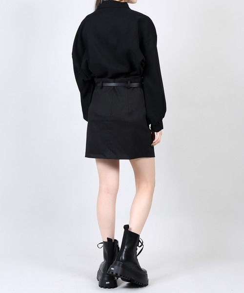 DING（ディング）の「DING/ボリューム袖シャツ（シャツ/ブラウス・レディース・ブラック/ベージュ/ピンク/ホワイト・FREE）」の13枚目の写真