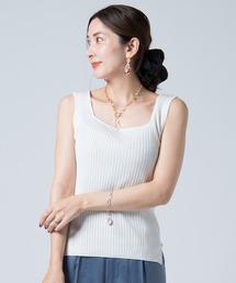 Silk 2way tank top / シルク2wayタンクトップ