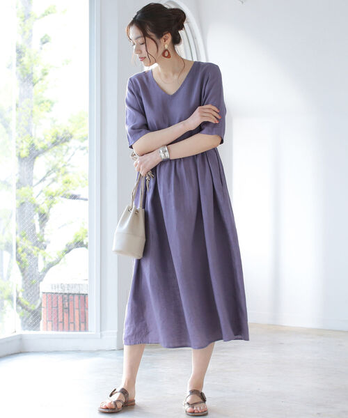 fog linen work x B:MING by BEAMS ワンピース 55214588_b_10_215.jpg