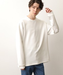 JUNRED | 【柔らかタッチ】ルーズシルエット/スポンディッシュクルーネック(Tシャツ/カットソー)