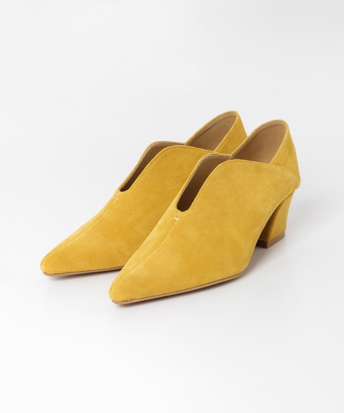 KBF（ケイビーエフ）の「ポインテッドトゥスエードブーティ（ブーツ・レディース・イエロー/ブラウン/グレー系その他・36/38/37）」の12枚目の写真