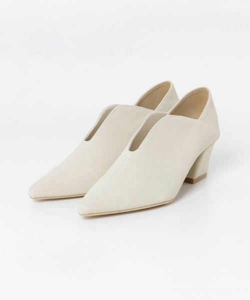 KBF（ケイビーエフ）の「ポインテッドトゥスエードブーティ（ブーツ・レディース・イエロー/ブラウン/グレー系その他・36/38/37）」の11枚目の写真