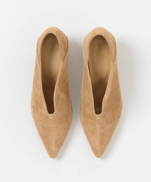 KBF（ケイビーエフ）の「ポインテッドトゥスエードブーティ（ブーツ・レディース・イエロー/ブラウン/グレー系その他・36/38/37）」の9枚目の写真