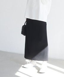 CRAFT STANDARD BOUTIQUE | バックスリットリブタイトスカート　＊◇(スカート)