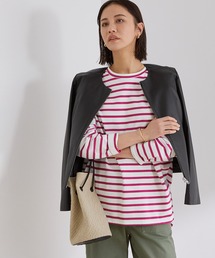 ROPE' | 【21SS】レザークルーネックブルゾン(ライダースジャケット)