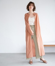 RyNyバンドカラーシャツワンピース 935355