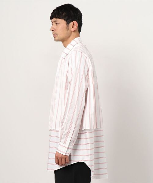 FFIXXED STUDIOS（フィックスステュディオス）の「【FFIXXED STUDIOS】 LAYERED SHIRT（シャツ/ブラウス・メンズ・ブルー/ストライプ・SMALL/MEDIUM）」の10枚目の写真