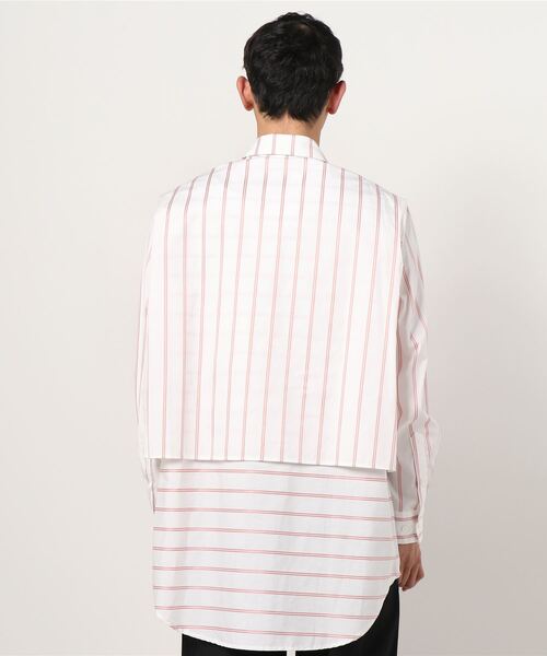 FFIXXED STUDIOS（フィックスステュディオス）の「【FFIXXED STUDIOS】 LAYERED SHIRT（シャツ/ブラウス・メンズ・ブルー/ストライプ・SMALL/MEDIUM）」の11枚目の写真