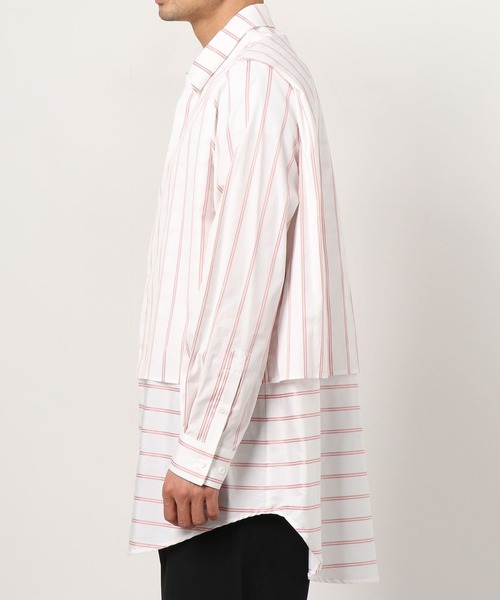 FFIXXED STUDIOS（フィックスステュディオス）の「【FFIXXED STUDIOS】 LAYERED SHIRT（シャツ/ブラウス・メンズ・ブルー/ストライプ・SMALL/MEDIUM）」の8枚目の写真