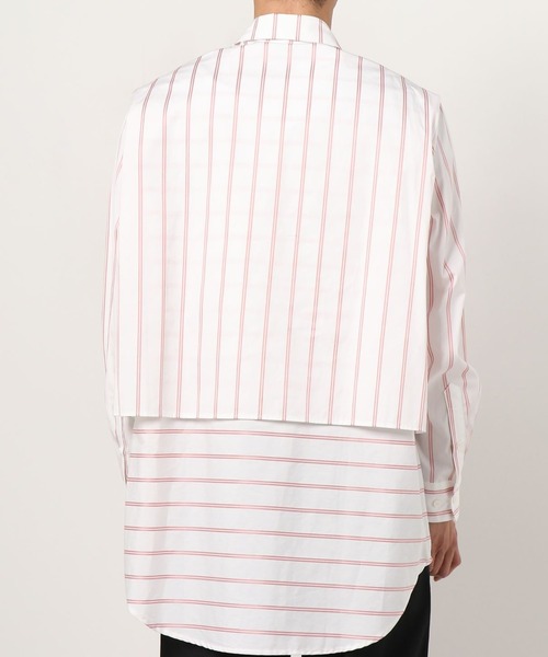 FFIXXED STUDIOS（フィックスステュディオス）の「【FFIXXED STUDIOS】 LAYERED SHIRT（シャツ/ブラウス・メンズ・ブルー/ストライプ・SMALL/MEDIUM）」の4枚目の写真