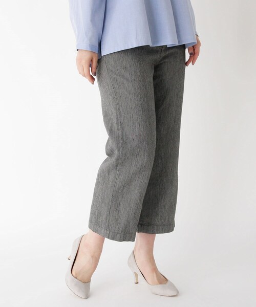 Airpapel（エアパペル）の「◆リネンコットン（その他パンツ・レディース・ベージュ系2/ブラック系2・07/09/11）」の2枚目の写真