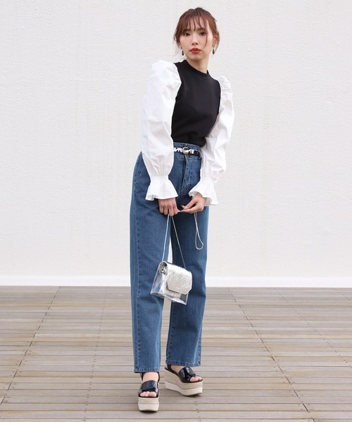 one after another NICE CLAUP(ワンアフターアナザーナイスクラップ)の「厚底ジュートサンダル(サンダル・レディース・クリア/ブラック・S/M/L/LL)」の18枚目の写真