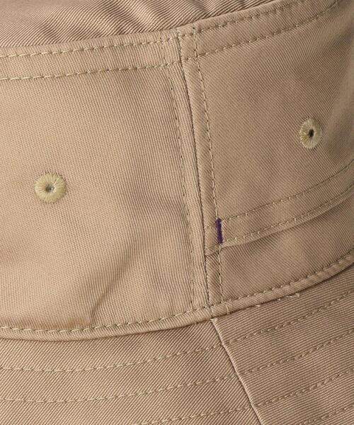 THE NORTH FACE PURPLE LABEL（ザ ノースフェイス パープルレーベル）の「[ ザ ノースフェイス パープルレーベル ] THE NORTH FACE PURPLE LABEL STRC ツイル フィールド ハット（ハット・メンズ・ブラック/ベージュ・FREE）」の6枚目の写真