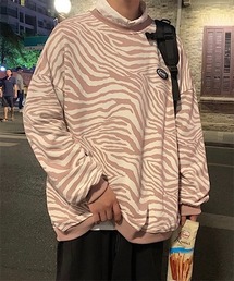 WESTBOY | 【WB ORIGINALS】 Zebra Printed Long-sleeve Sweat WO21W06TP(ニット/セーター)