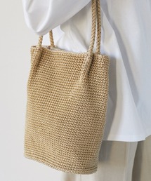 y/m by misato | コード編みポシェット(かごバッグ)