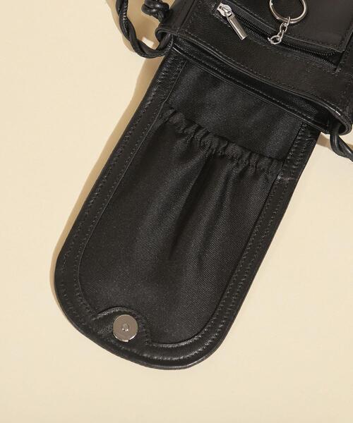 BEAUTY&YOUTH UNITED ARROWS（ビューティーアンドユースユナイテッドアローズ）の「BY∴ レザーフラップツイストショルダーバッグ（ショルダーバッグ・レディース・ライトグレー/ブラック・FREE）」の18枚目の写真