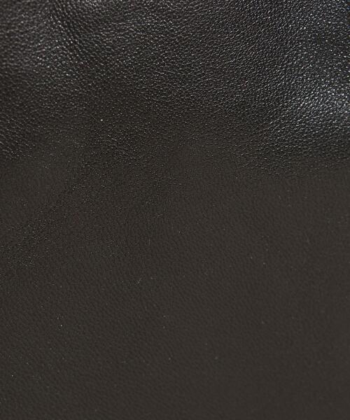 BEAUTY&YOUTH UNITED ARROWS（ビューティーアンドユースユナイテッドアローズ）の「BY∴ レザーフラップツイストショルダーバッグ（ショルダーバッグ・レディース・ライトグレー/ブラック・FREE）」の20枚目の写真