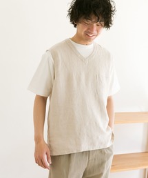 URBAN RESEARCH DOORS | リネンVベスト(ベスト)
