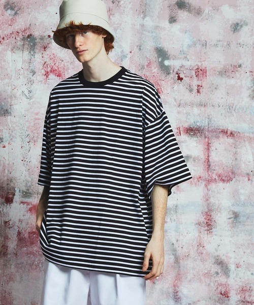 MAISON SPECIAL(メゾンスペシャル)の「《ユニセックスアイテム》マルチファブリックプライムオーバーTシャツ【MAISON SPECIAL/メゾンスペシャル】(Tシャツ/カットソー・メンズ・ブラック/パープル/オフホワイト/オレンジ/ミント/その他1/その他2/その他3/ライトグリーン/ダークパープル/ブルー・44/46/48)」の11枚目の写真