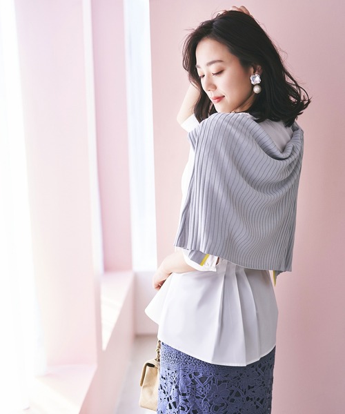 ルイルエブティック RUIRUE BOUTIQUE 【洗える】前後2way コンビネーション ウエストタックTシャツ （ブラック） 洗える】前後2way コンビネーション ウエストタックTシャツ