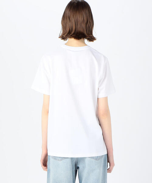 TOMORROWLAND (トゥモローランド)の「GANNI コットン プリントTシャツ(Tシャツ/カットソー・レディース・ホワイト・S)」の2枚目の写真