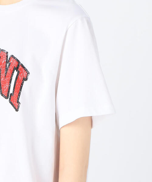 TOMORROWLAND (トゥモローランド)の「GANNI コットン プリントTシャツ(Tシャツ/カットソー・レディース・ホワイト・S)」の4枚目の写真