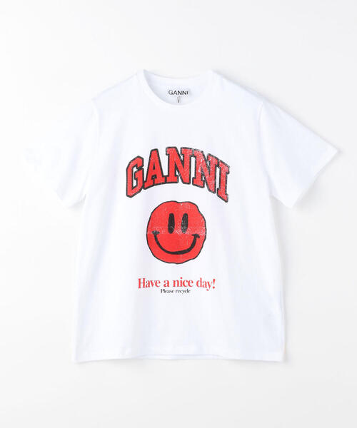 TOMORROWLAND (トゥモローランド)の「GANNI コットン プリントTシャツ(Tシャツ/カットソー・レディース・ホワイト・S)」の8枚目の写真