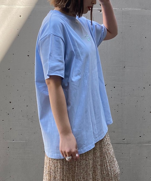 AS KNOW AS plus（アズノゥアズプラス）の「☆古塔つみ × キャンディＴシャツ（Tシャツ/カットソー・レディース・オフホワイト/イエロー/クリアブルー・FREE）」の9枚目の写真