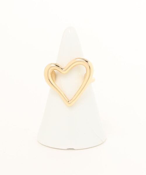 LOWRYS FARM(ローリーズファーム)の「ハートリング 949540(リング・レディース・シルバー/ゴールド・FREE)」の1枚目の写真
