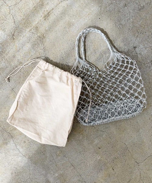 LIAN（リアン）の「シャイニーメッシュバッグ（ハンドバッグ・レディース・ゴールド/シルバー・FREE）」の6枚目の写真