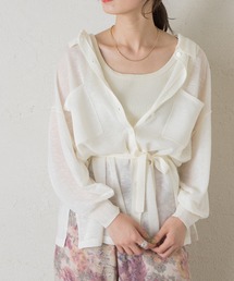 Kastane | シアー襟付きニット(ニット/セーター)