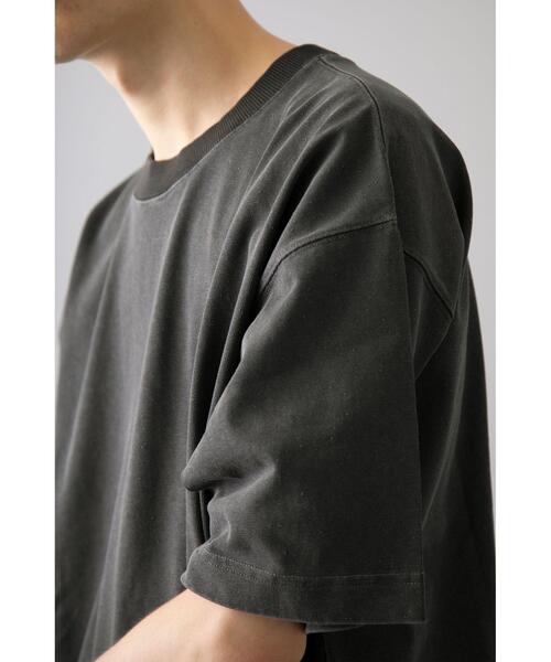 MONKEY TIME（モンキータイム）の「＜monkey time＞ PIGMENT NEP TRIM NECK T/Tシャツ（Tシャツ/カットソー・メンズ・ブラック/ベージュ/コバルトブルー・SMALL/MEDIUM/LARGE/X-LARGE）」の4枚目の写真