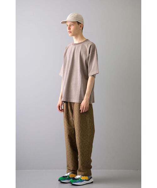 MONKEY TIME（モンキータイム）の「＜monkey time＞ PIGMENT NEP TRIM NECK T/Tシャツ（Tシャツ/カットソー・メンズ・ブラック/ベージュ/コバルトブルー・SMALL/MEDIUM/LARGE/X-LARGE）」の6枚目の写真