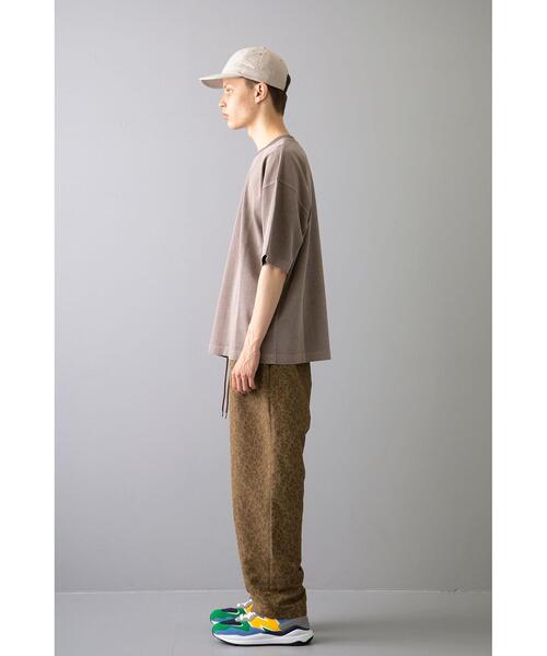 MONKEY TIME（モンキータイム）の「＜monkey time＞ PIGMENT NEP TRIM NECK T/Tシャツ（Tシャツ/カットソー・メンズ・ブラック/ベージュ/コバルトブルー・SMALL/MEDIUM/LARGE/X-LARGE）」の5枚目の写真