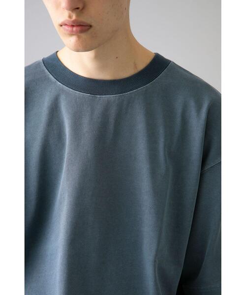 MONKEY TIME（モンキータイム）の「＜monkey time＞ PIGMENT NEP TRIM NECK T/Tシャツ（Tシャツ/カットソー・メンズ・ブラック/ベージュ/コバルトブルー・SMALL/MEDIUM/LARGE/X-LARGE）」の8枚目の写真