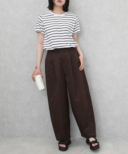 SELECT LEVERY(セレクトリベリー)の「(W.heart)チノサーカスパンツ(チノパンツ・レディース・ホワイト/ブラック/ベージュ/カーキ/キャメル/ブラウン・SMALL/MEDIUM/LARGE/X-LARGE)」の12枚目の写真