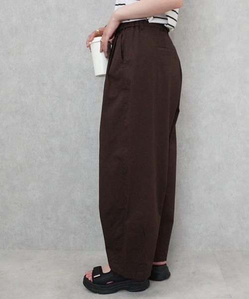 SELECT LEVERY(セレクトリベリー)の「(W.heart)チノサーカスパンツ(チノパンツ・レディース・ホワイト/ブラック/ベージュ/カーキ/キャメル/ブラウン・SMALL/MEDIUM/LARGE/X-LARGE)」の14枚目の写真