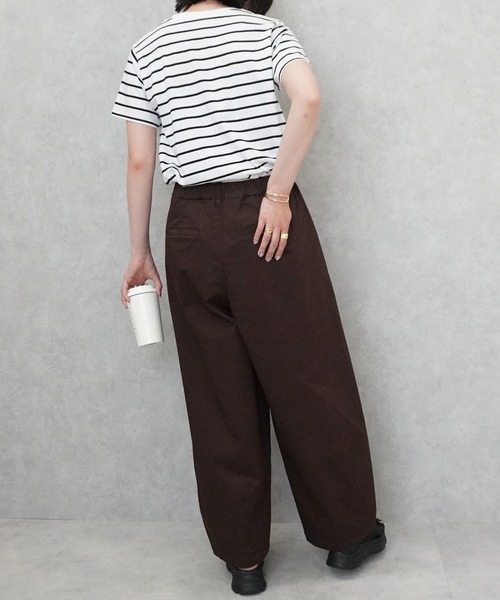 SELECT LEVERY(セレクトリベリー)の「(W.heart)チノサーカスパンツ(チノパンツ・レディース・ホワイト/ブラック/ベージュ/カーキ/キャメル/ブラウン・SMALL/MEDIUM/LARGE/X-LARGE)」の15枚目の写真