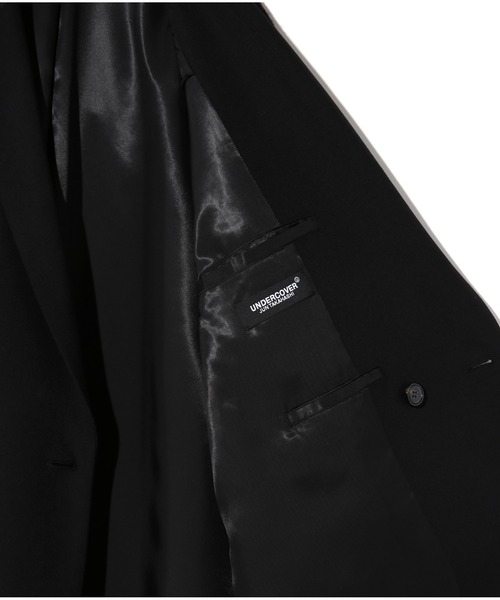【新品】UNDERCOVER BSポケット付き ステンカラーコート ブラック 3 楽天市場】ステンカラーコート undercover（ブランドアンダーカバー