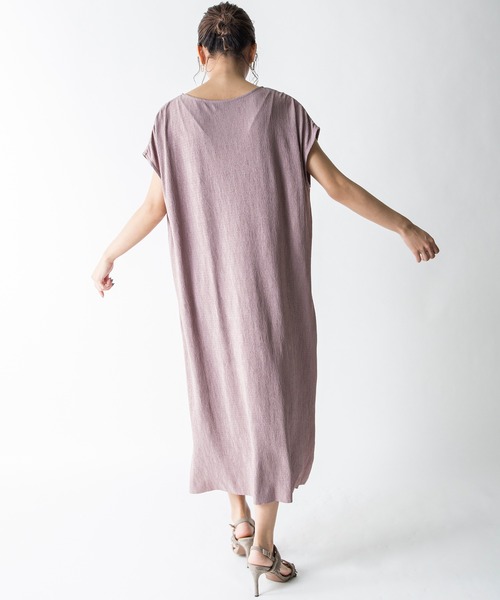 MILLION CARATS（ミリオンカラッツ）の「【STYLE4】プリーツカットワンピース（ワンピース・レディース・チャコールグレー/サックスブルー/ピンク・FREE）」の16枚目の写真