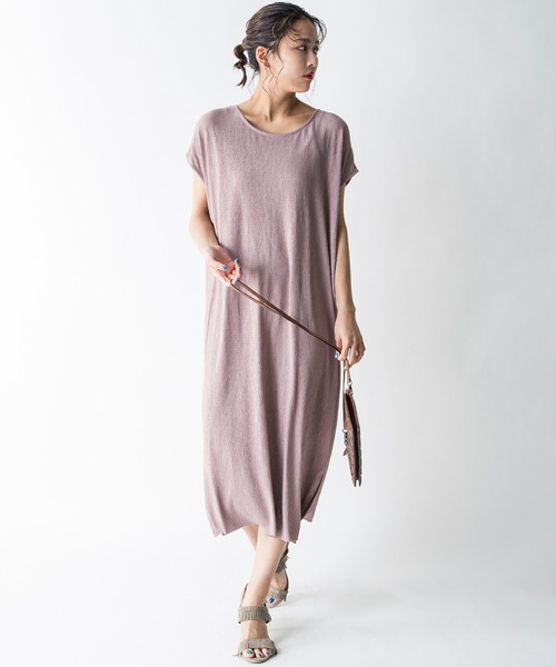 MILLION CARATS（ミリオンカラッツ）の「【STYLE4】プリーツカットワンピース（ワンピース・レディース・チャコールグレー/サックスブルー/ピンク・FREE）」の9枚目の写真