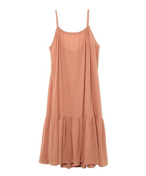 ティアードギャザーキャミワンピース（ワンピース）｜Ungrid（アン