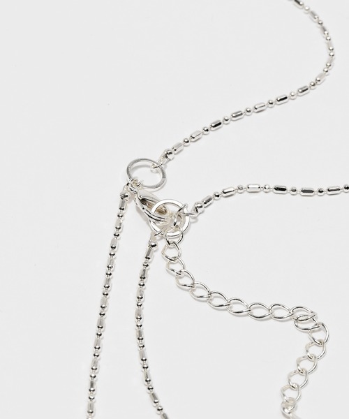 PAGEBOY（ページボーイ）の「2連ランダムボールネックレス（ネックレス・レディース・シルバー・FREE）」の2枚目の写真