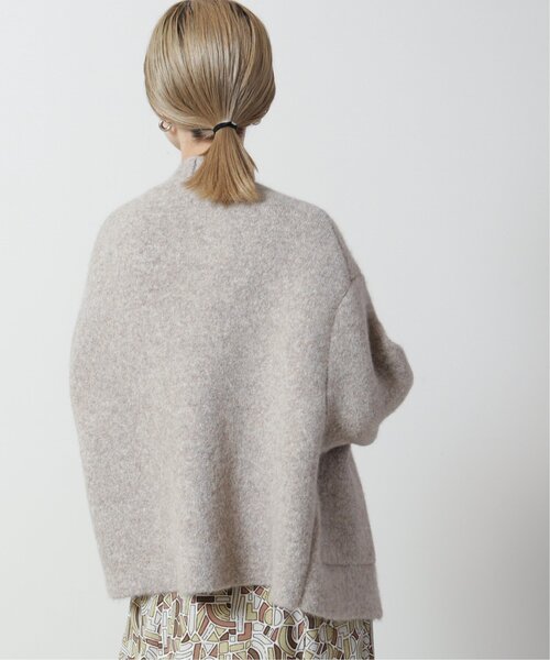 MJUKA.（ミューカ）の「ショートポケコート（その他アウター・レディース・ベージュ/パープル・FREE）」の5枚目の写真