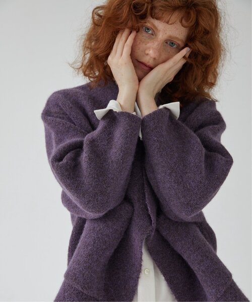 MJUKA.（ミューカ）の「ショートポケコート（その他アウター・レディース・ベージュ/パープル・FREE）」の12枚目の写真