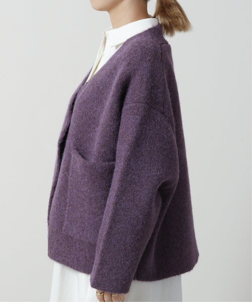 MJUKA.（ミューカ）の「ショートポケコート（その他アウター・レディース・ベージュ/パープル・FREE）」の15枚目の写真