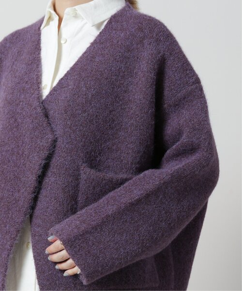 MJUKA.（ミューカ）の「ショートポケコート（その他アウター・レディース・ベージュ/パープル・FREE）」の18枚目の写真