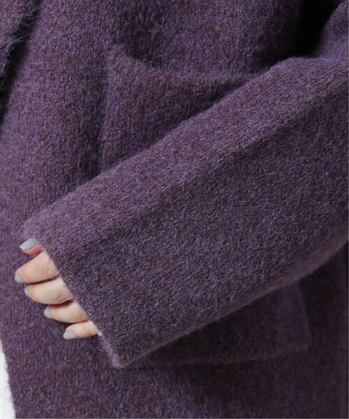 MJUKA.（ミューカ）の「ショートポケコート（その他アウター・レディース・ベージュ/パープル・FREE）」の19枚目の写真