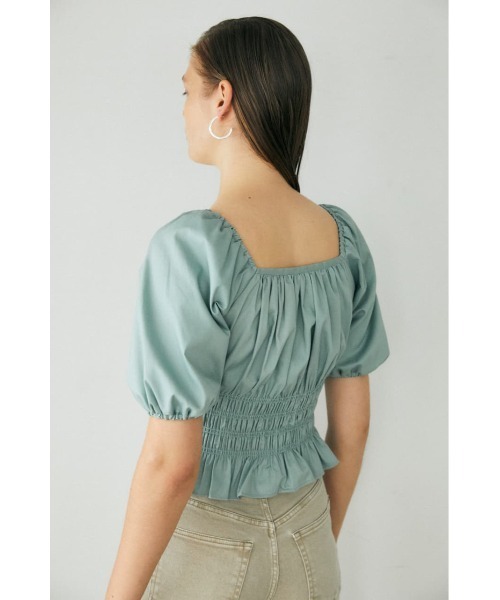 MOUSSY（マウジー）の「COMPACT SHIRRING ブラウス（シャツ